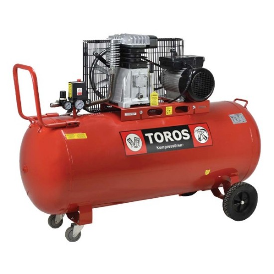 Εικόνα της Αεροσυμπιεστής με ιμάντα 200lt 3hp 230v Toros