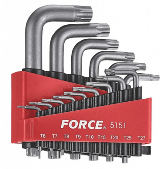 Εικόνα της Σετ άλλεν torx T6-T60 15 τεμ Force