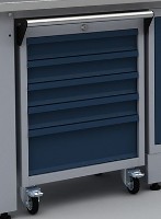 Εικόνα της Εργαλειοφόρος 7 συρταρίων Ral7040/Ral5015 γκρι/μπλέ με λαβή