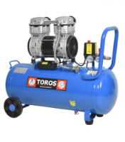 Εικόνα της Αεροσυμπιστής μονομπλόκ oil free χαμηλού θορύβου 50Lt Toros