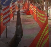 Εικόνα της Δίχτυ σήμανσης  1m*100m Πορτοκαλί-Κίτρινο