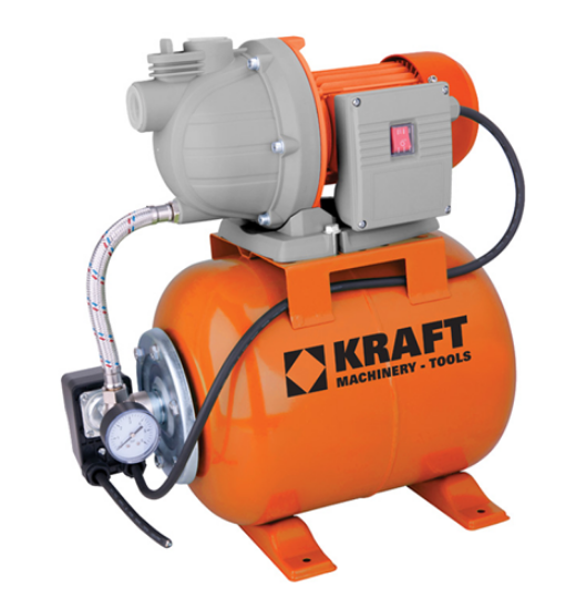 Εικόνα της Πιεστικό 800W με δοχείο 19 λίτρων Kraft