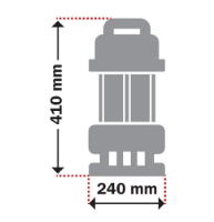 Εικόνα της Υποβρύχια αντλία inox 750watt βαρέως τύπου inox με περιδίνηση Kraft