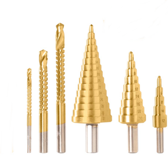 Εικόνα της Τρυπάνια Κώνικα και Φρεζοτρύπανα 4-32 mm Σετ 6 τεμ.INGCO