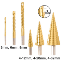 Εικόνα της Τρυπάνια Κώνικα και Φρεζοτρύπανα 4-32 mm Σετ 6 τεμ.INGCO