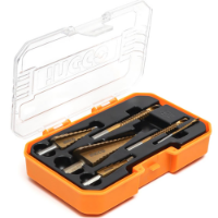 Εικόνα της Τρυπάνια Κώνικα και Φρεζοτρύπανα 4-32 mm Σετ 6 τεμ.INGCO