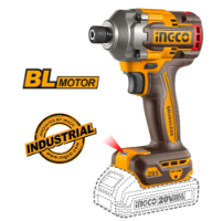 Εικόνα της Κατσαβίδι Παλμικό Μπαταρίας 20V Li-Ion 285Nm + 2 Σετ Μύτες Impact INGCO