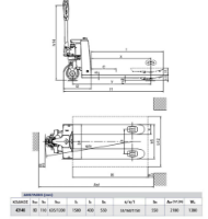 Εικόνα της Παλετοφόρο ηλεκτρικό 1.5τον 24v 10Ah Express