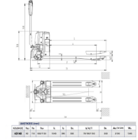 Εικόνα της Παλετοφόρο ηλεκτρικό 2.0τον 48v 20Ah Express