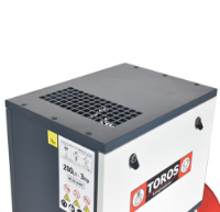 Εικόνα της Αεροσυμπιεστής ηχομονωμένος (silent) κλεσιτού τύπου πλήρης με αεροφυλάκιο 200lt 3hp/10 bar Toros