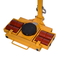 Εικόνα της Φορείο με περιστρεφόμενο πέλμα και τιμόνι για μεταφορα 8 τόνων με ράουλα PU με ρουλεμάν Epress