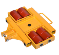 Εικόνα της Φορείο με περιστρεφόμενο πέλμα και τιμόνι για μεταφορα 8 τόνων με ράουλα PU με ρουλεμάν Epress