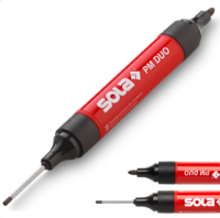 Εικόνα της Μαρκαδόρος ανεξίτηλος 2 σε 1 Sola