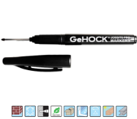 Εικόνα της Μαρκαδόρος Σημαδέματος Ανεξίτηλος Μαύρος με Μακριά Μύτη GeHOCK INGCO
