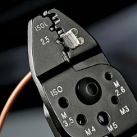 Εικόνα της Πρέσα koss για ακροδέκτες ανοιχτού τύπου 230mm 0.5-2.5mm² Knipex