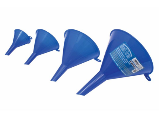 Εικόνα της Σετ πλαστικά χωνιά χωρίς σίτα 4 τεμ Satra