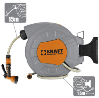 Εικόνα της Αυτόματη ανέμη με λάστιχο 15m Kraft