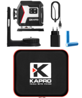 Εικόνα της Αλφάδι laser 3 ακτίνων 360° 3D πράσινο 933g Kapro