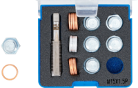 Εικόνα της Σετ επιδιόρθωσης σπειρώματος τάπας λαδιού m15*1.5 Bgs