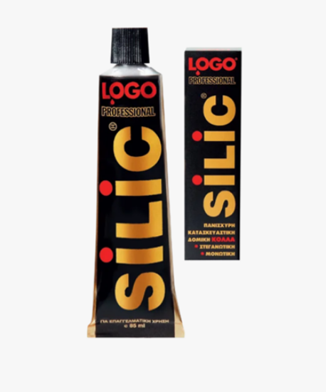 Εικόνα της Σιλικόνη Κόλλα Silic 85ml Διάφανη Logo