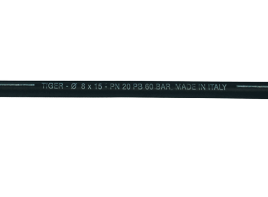 Εικόνα της Σωλήνας αέρος μαύρο φ8*15mm (λειτουργία 20bar/θραύση 60bar) -20 ° +60 °