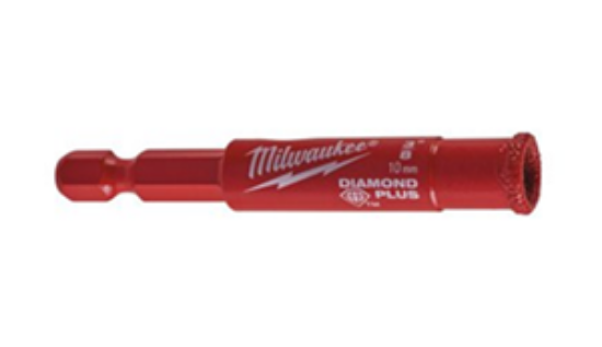 Εικόνα της Αδαμάντινο ποτηροτρύπανο 1/4'' 10mm Milwaukee
