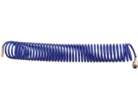 Εικόνα της Σωλήνας αέρος σπιράλ μπλε 10mt rilsan Φ8*10mm με πρίζα universal & βύσμα